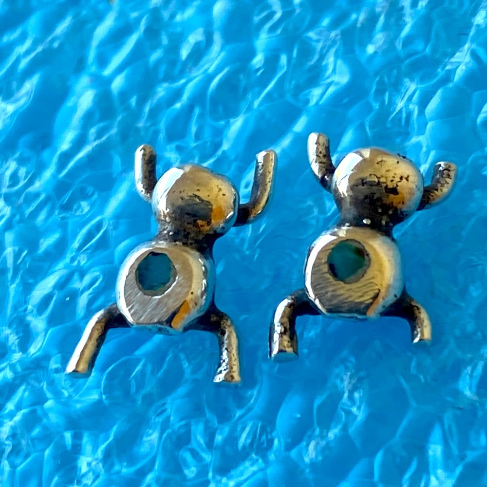 Tiny Sterling Silver Bug Spider Sterling Silver P… - image 1